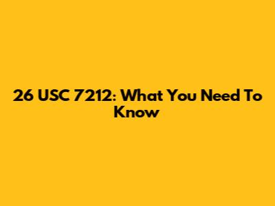 26 USC 7212: What You Need To Know