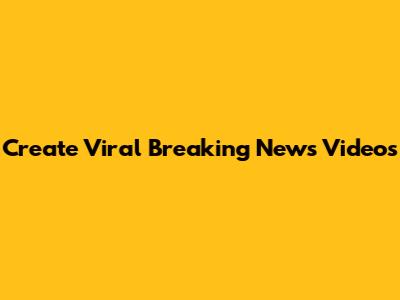 Create Viral Breaking News Videos