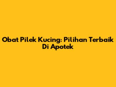Obat Pilek Kucing: Pilihan Terbaik Di Apotek