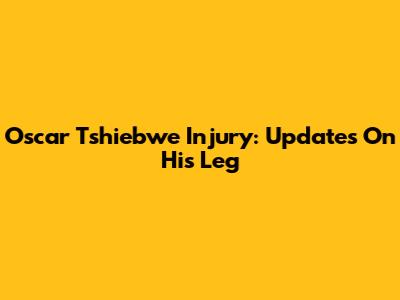 Oscar Tshiebwe Injury: Updates On His Leg