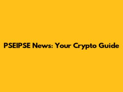 PSEIPSE News: Your Crypto Guide