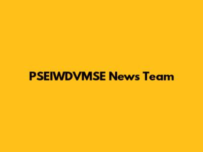 PSEIWDVMSE News Team