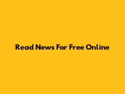 Read News For Free Online